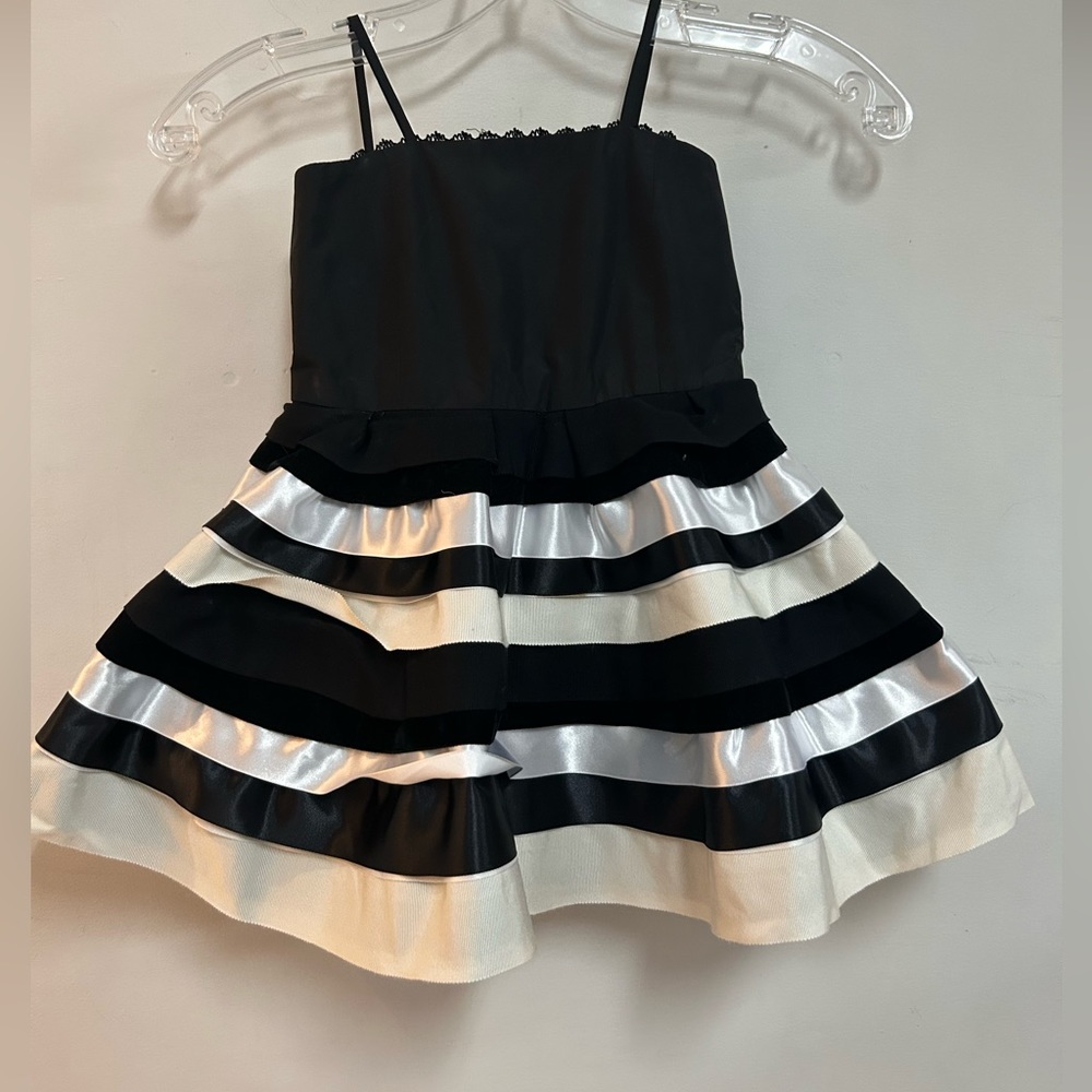 Alice & Olivia Toddler Girls Kids Holiday Silk Dress Size 4 (4T) EUC
